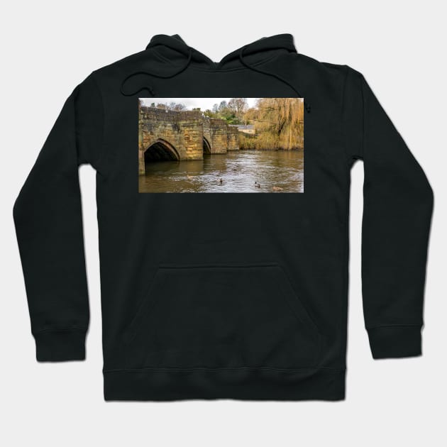 Bridge over the River Wye, Bakewell Hoodie by yackers1